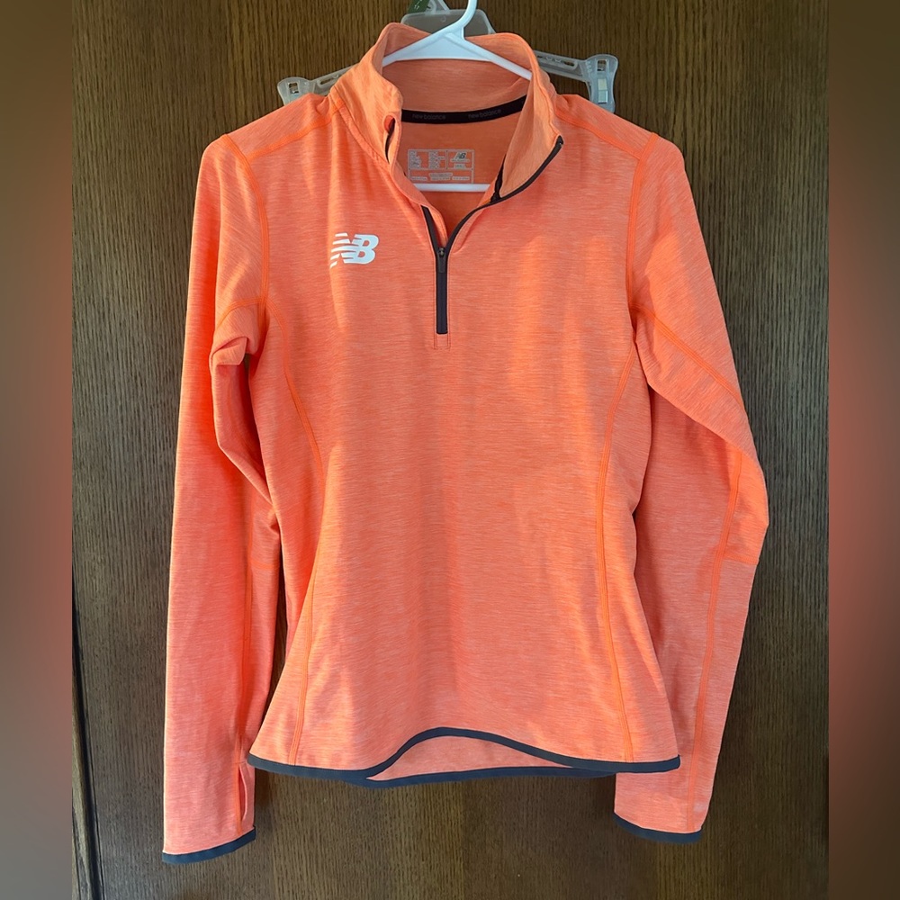 New Balance Dri Fit Pullover 1/4 Zip Running Jacket with Thumb Holes Size Small